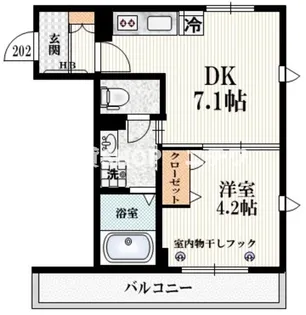 HEROES245【2階】の間取り