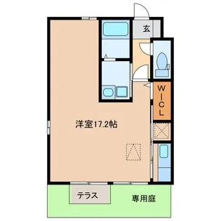 グラッツィア【1階】の間取り