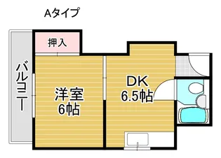 ランスロットハイツ【5階】の間取り
