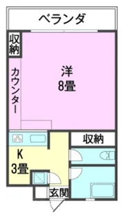 シティーヴィラ玉商(R)【7階】の間取り