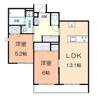 プレマヒルズ【1階】の間取り