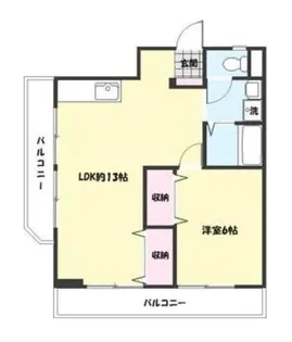 グランドール赤塚【4階】の間取り
