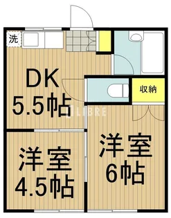 シャルムスズキIII【2階】の間取り