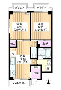 *上板橋1丁目貸マンション【3階】の間取り