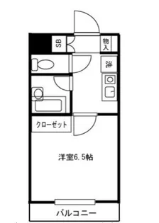 メインステージ神田佐久間町【8階】の間取り