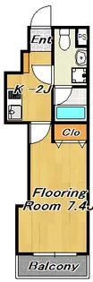 オルハレ1【4階】の間取り