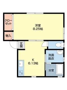 ハイツ・小川【1階】の間取り