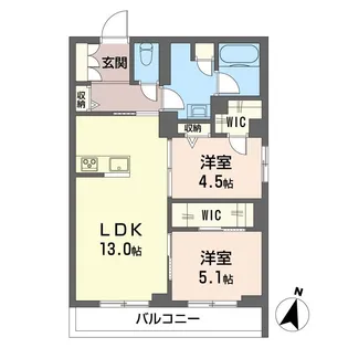 メゾン ド フー【2階】の間取り