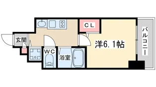 プレサンス天神橋ディオレ【9階】の間取り