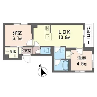 シカラ【3階】の間取り