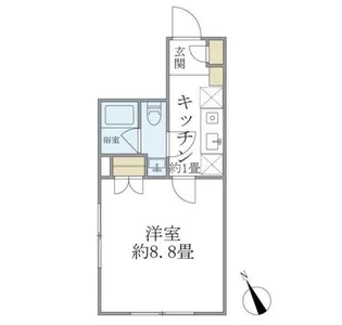 コンポジット門前仲町サウス【4階】の間取り