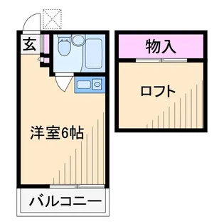 メゾンドシナノ【2階】の間取り