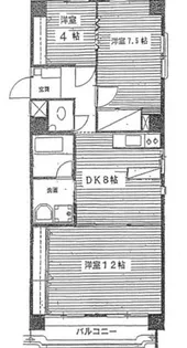 パシフィック目白マンション【4階】の間取り