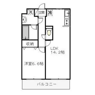 サウスヒルズ【3階】の間取り