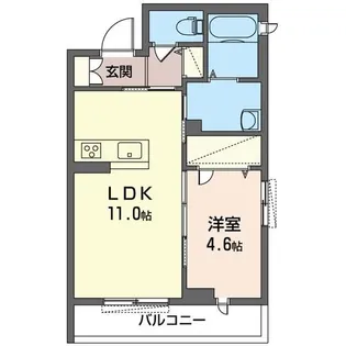 パトリ・マメ【3階】の間取り