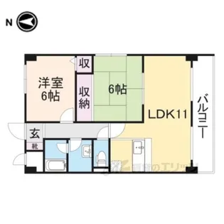 プリムローズタカダ【5階】の間取り
