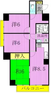 メゾン・モア・トゥール33【4階】の間取り