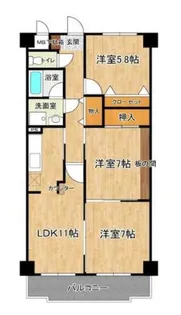 グランドヒル高橋【2階】の間取り