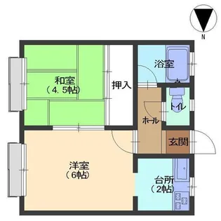 カメリアイン桜町【2階】の間取り