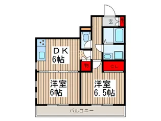 カーサ ルーチェ【3階】の間取り