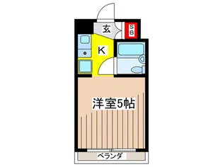 パティオ滝野川壱番館【2階】の間取り