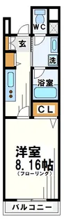 ラソフェルサ【4階】の間取り