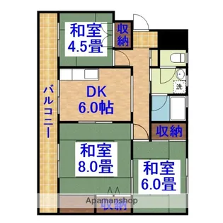 レインボーハウス有秋台西C31棟【3階】の間取り