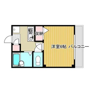 シャンブル南春日丘【2階】の間取り