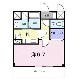 レスポワール【2階】の間取り