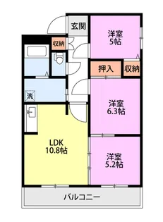 ファミーユ【2階】の間取り
