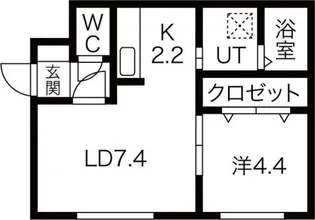 セレーノロッソ【4階】の間取り