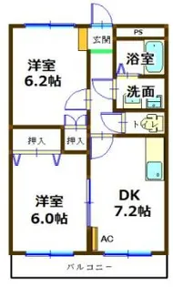 ラフィーネ・S【2階】の間取り