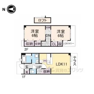 エトワール1【1階】の間取り