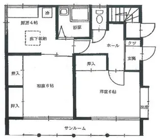 メゾンあづみ野【1階】の間取り