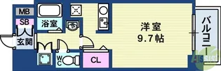 スワンズコート新神戸【10階】の間取り