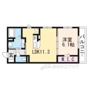 エミネンス京【1階】の間取り