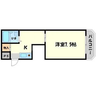 プラスコート小野原東【2階】の間取り
