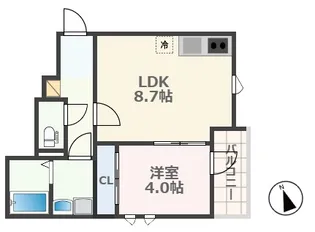 TOMORIE M2【2階】の間取り
