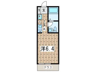コリーヌブラン【1階】の間取り