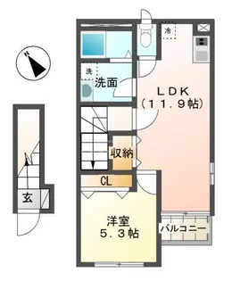 パル・クレシア【2階】の間取り