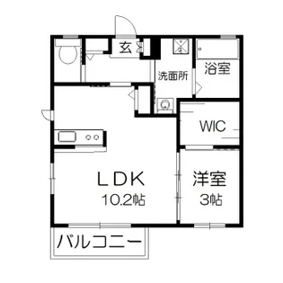 フェルトクラインC【1階】の間取り