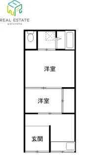 雄松荘【1階】の間取り