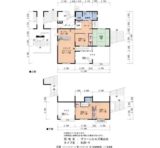 グリーンヒルズ東山台121号棟【1階】の間取り