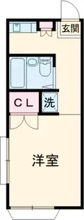 ソシオ上目黒【1階】の間取り