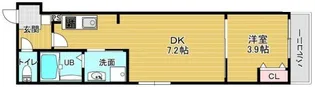 アドバンスコート四条堀川II【2階】の間取り