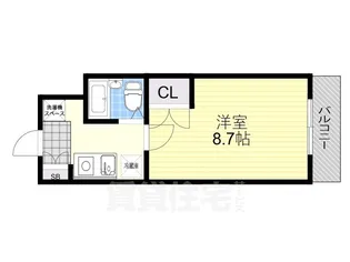フリーポート庄山【2階】の間取り