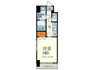 コンドミニアムヴェルジュ六本松【4階】の間取り