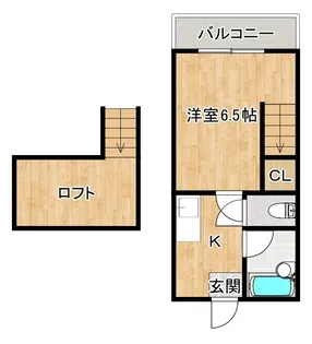 パル春日【1階】の間取り
