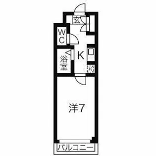 フェアメゾン【1階】の間取り