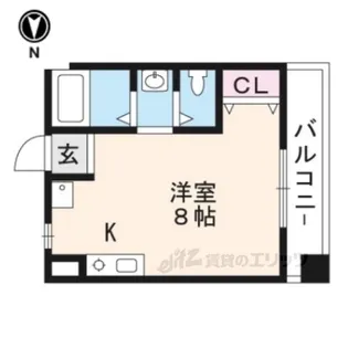 エステート三条ビル【2階】の間取り